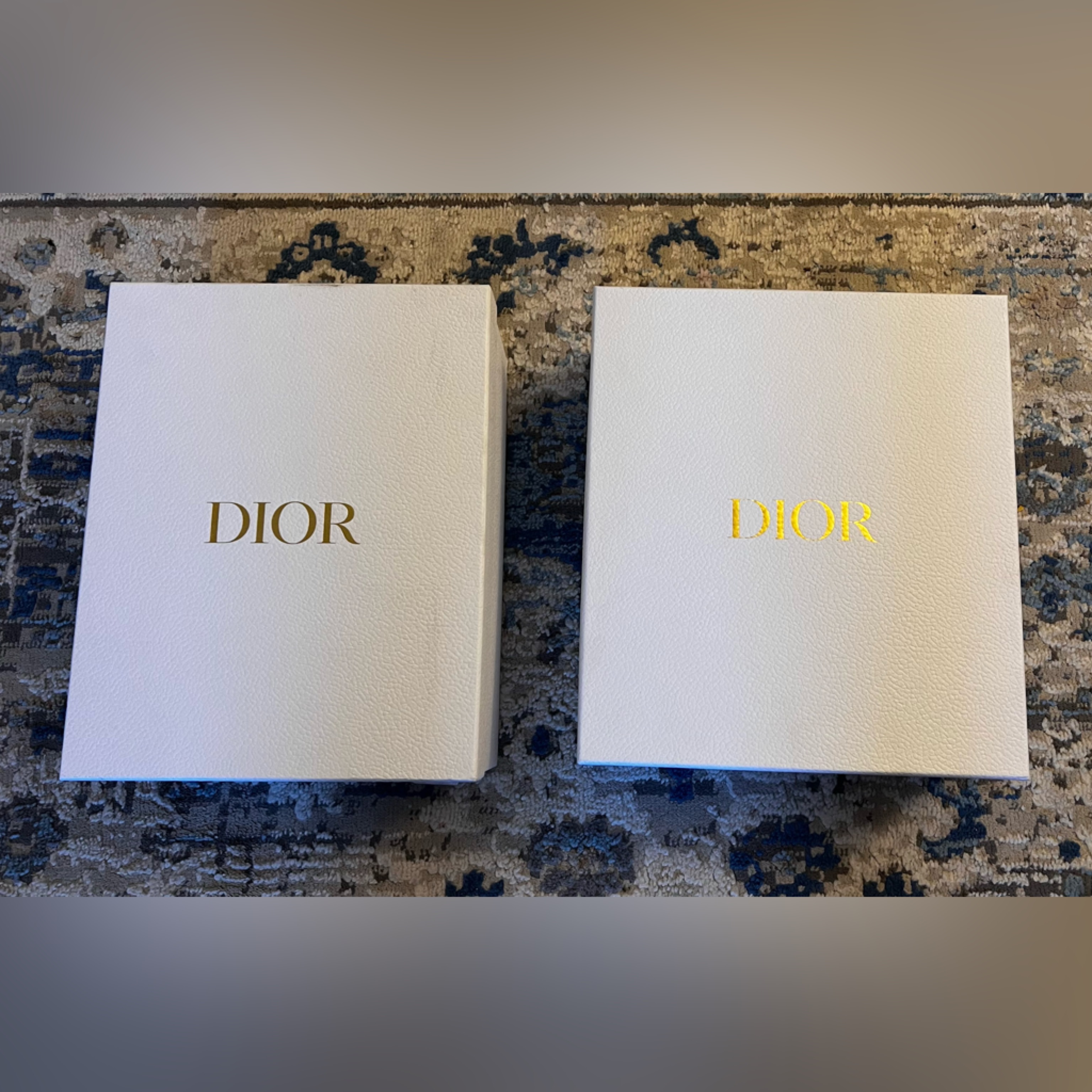 Authentic Dior Empty Box With Wrapping Paper